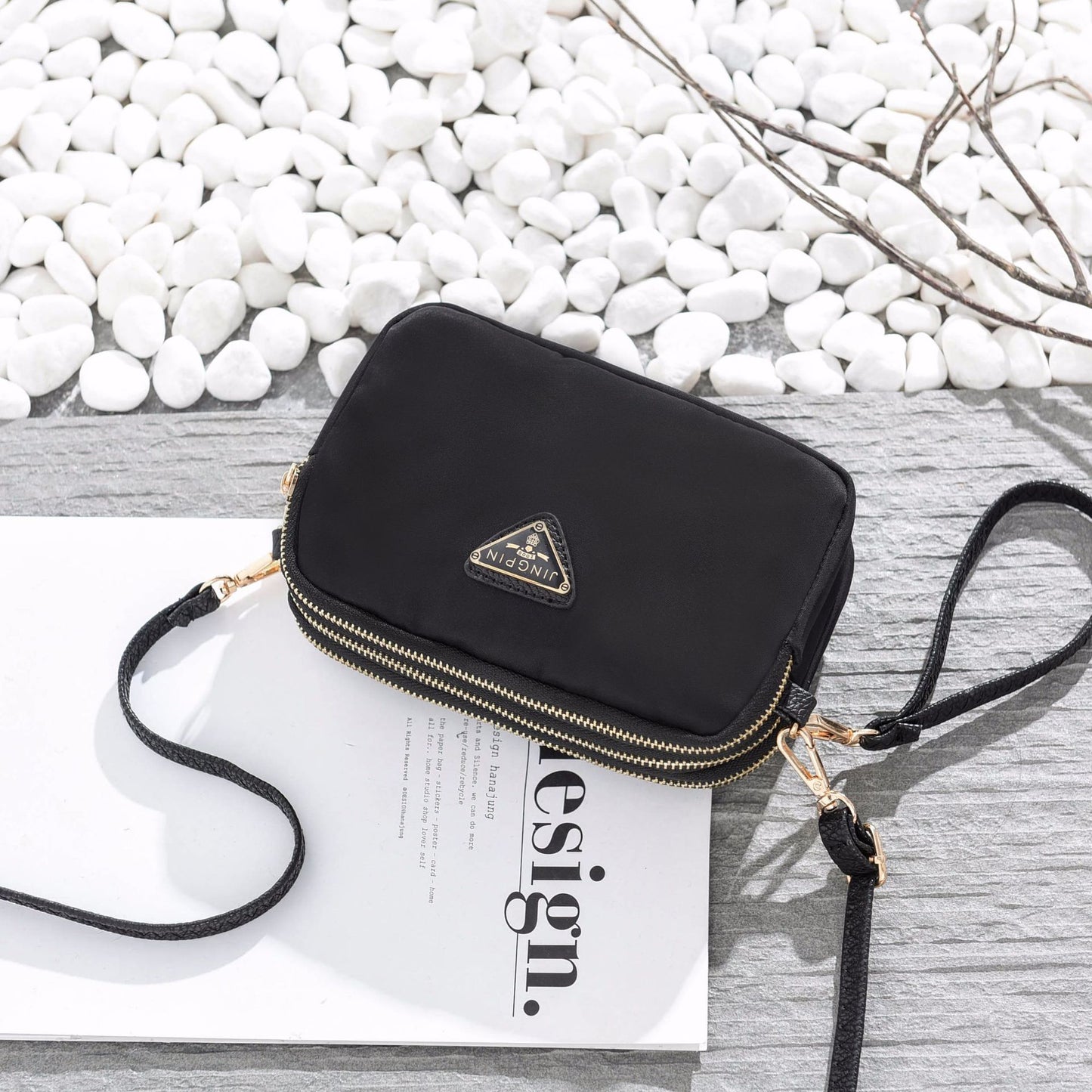 Women's Summer Oxford Fabric Retro Solid Color Shoulder Bags