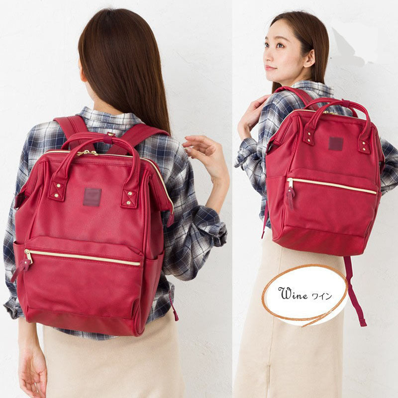 Women's Large Runaway Full Leather Warm Coffee Bags