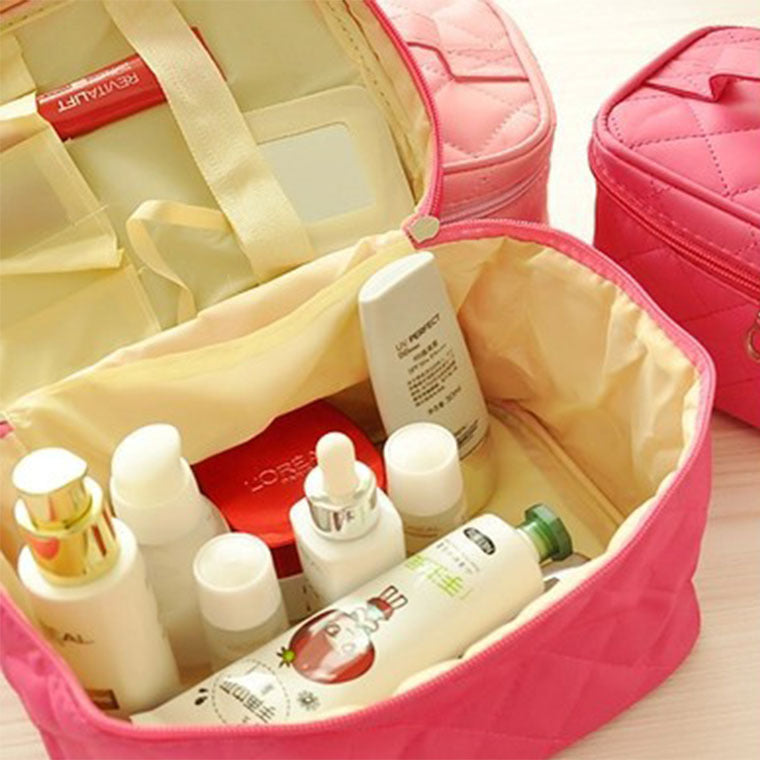 Storage Rhombus Cubic Large Portable Folding Cosmetic Bags