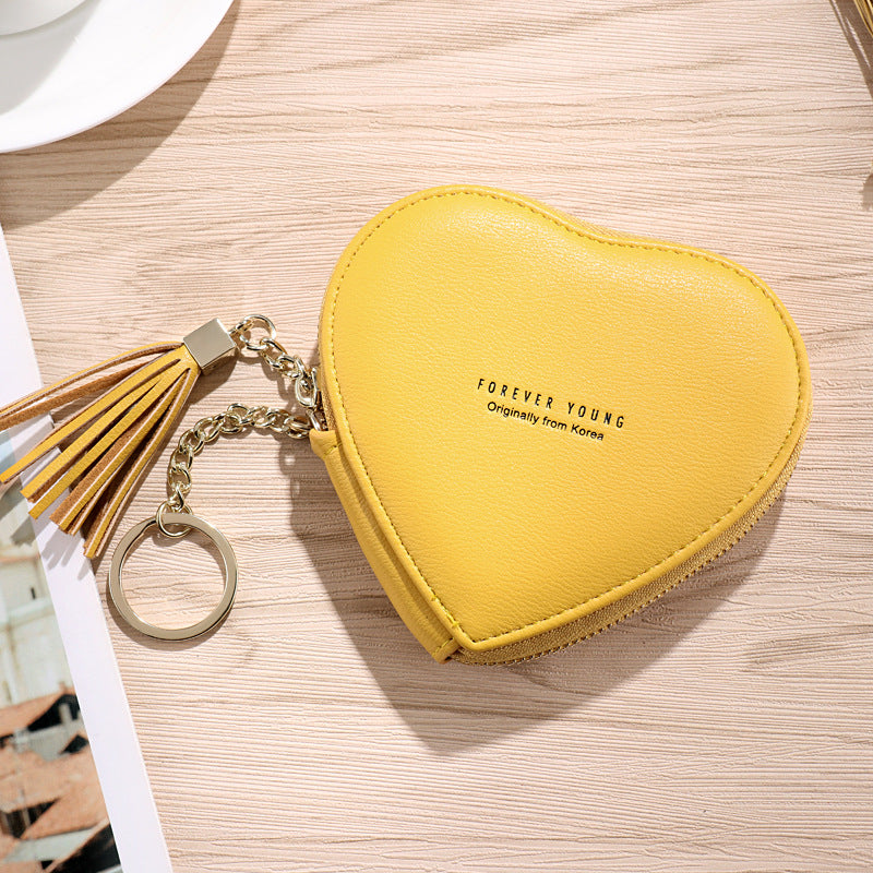 Women's Korean Fashionable Personalized Cute Heart Shape Bags