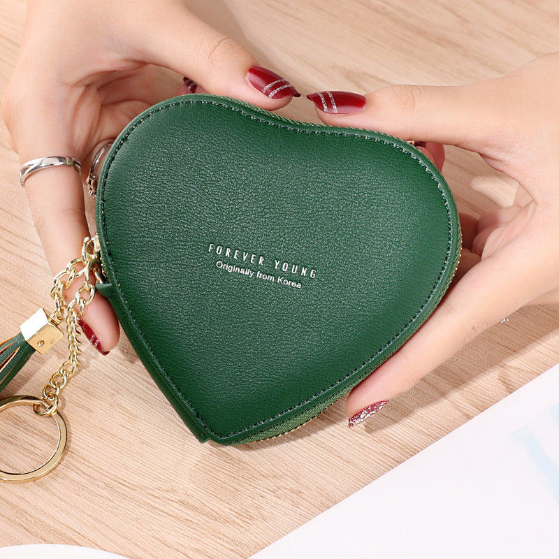 Women's Korean Fashionable Personalized Cute Heart Shape Bags