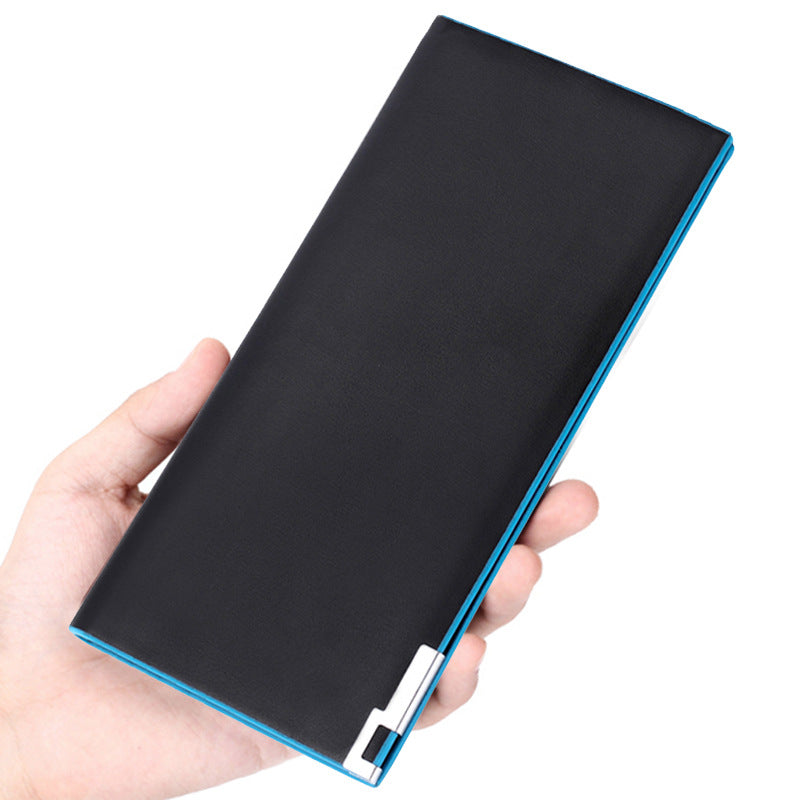 Men's Korean Contrast Color Suit Multiple Slots Men's Wallets
