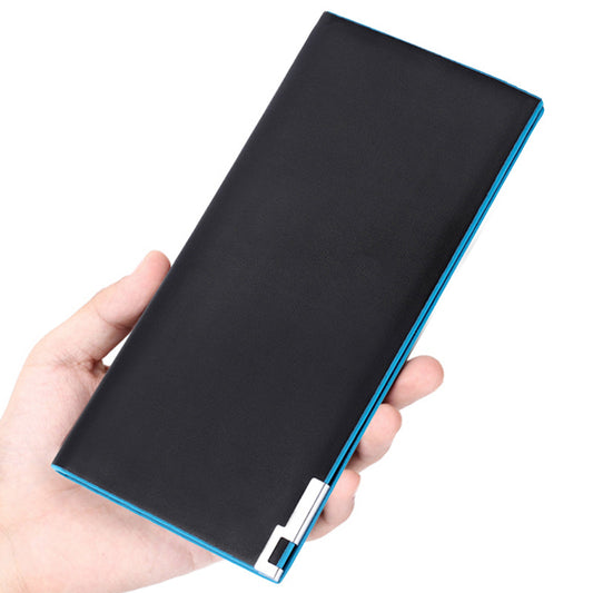 Men's Korean Contrast Color Suit Multiple Slots Men's Wallets