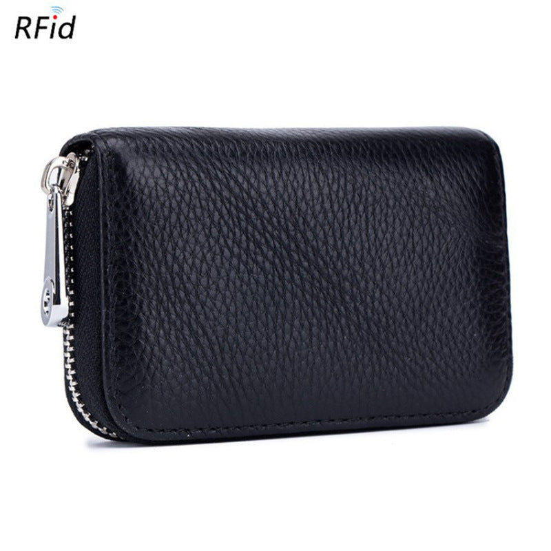 Leather For Both Male Female Bank Card Holder