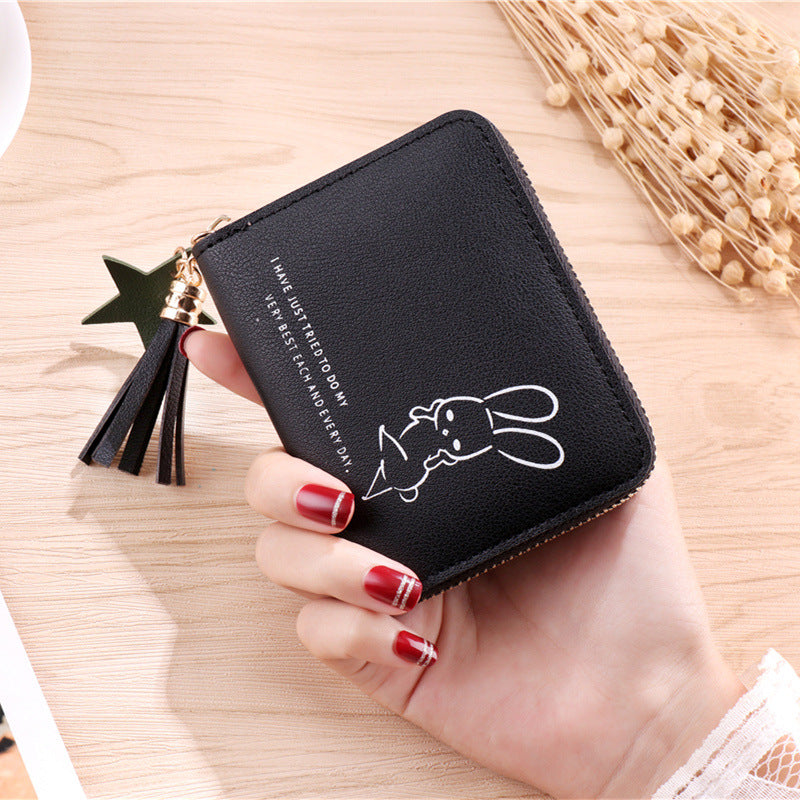 Beautiful Versatile Women's Korean Short Zipper Purses
