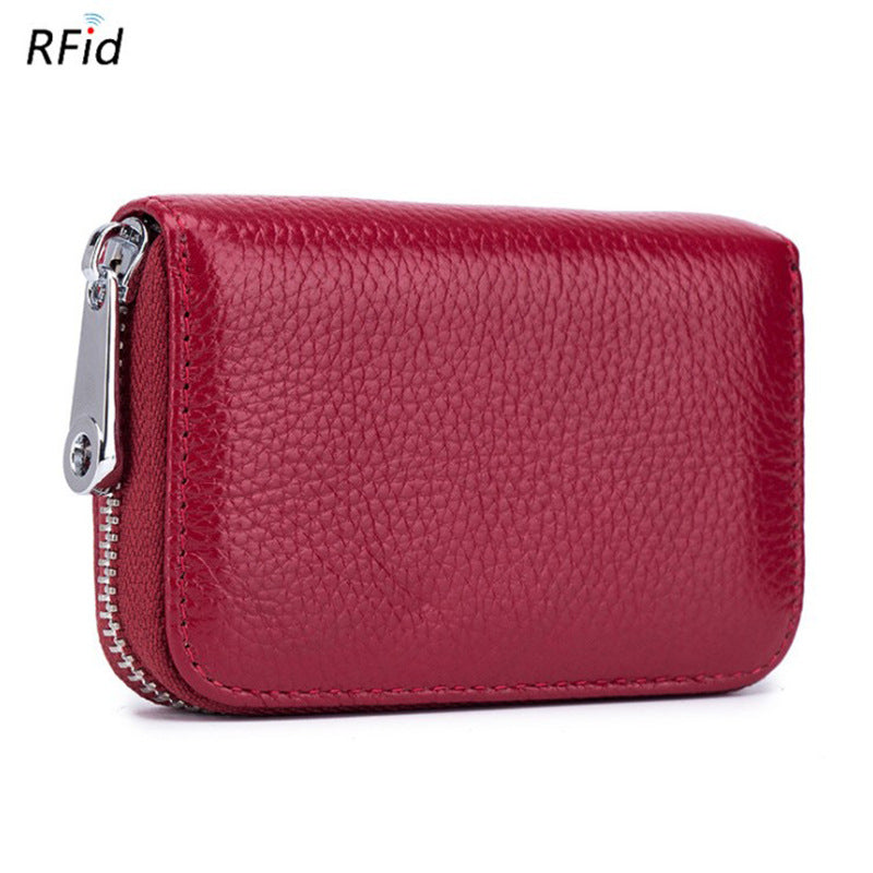 Leather For Both Male Female Bank Card Holder