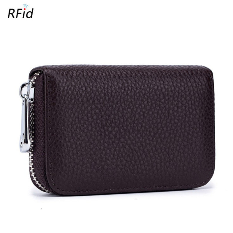 Leather For Both Male Female Bank Card Holder
