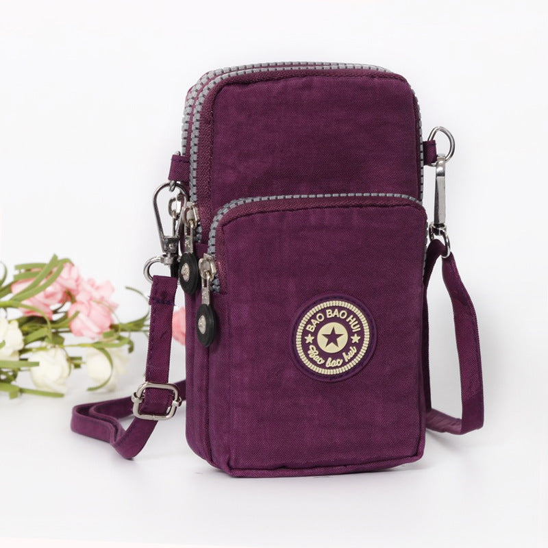 Women's Mini Fashion Cloth Wrist Vertical Phone Bags