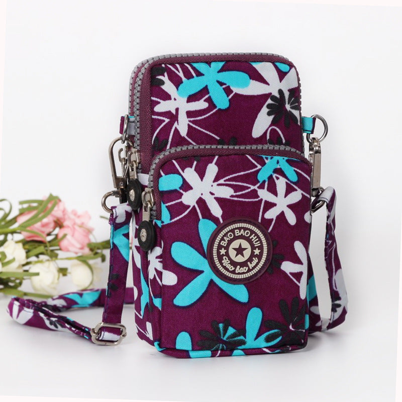 Women's Mini Fashion Cloth Wrist Vertical Phone Bags