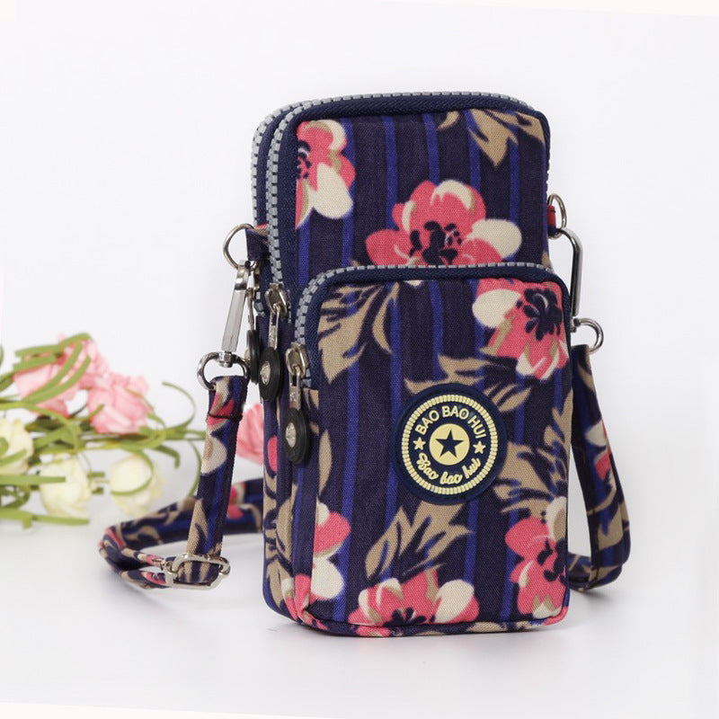 Women's Mini Fashion Cloth Wrist Vertical Phone Bags