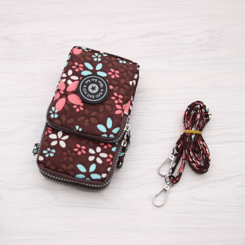 Women's Mini Fashion Cloth Wrist Vertical Phone Bags