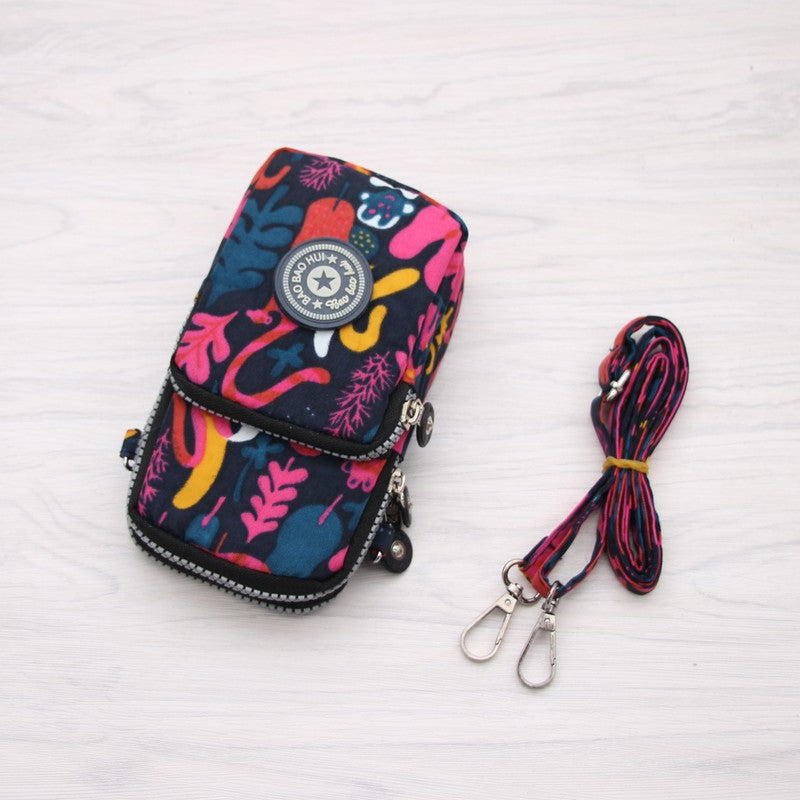 Women's Mini Fashion Cloth Wrist Vertical Phone Bags
