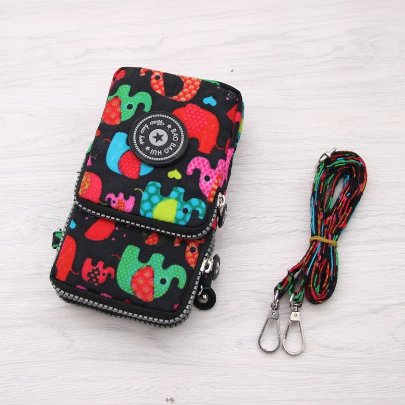 Women's Mini Fashion Cloth Wrist Vertical Phone Bags