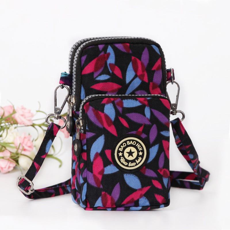 Women's Mini Fashion Cloth Wrist Vertical Phone Bags