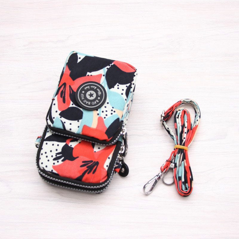 Women's Mini Fashion Cloth Wrist Vertical Phone Bags