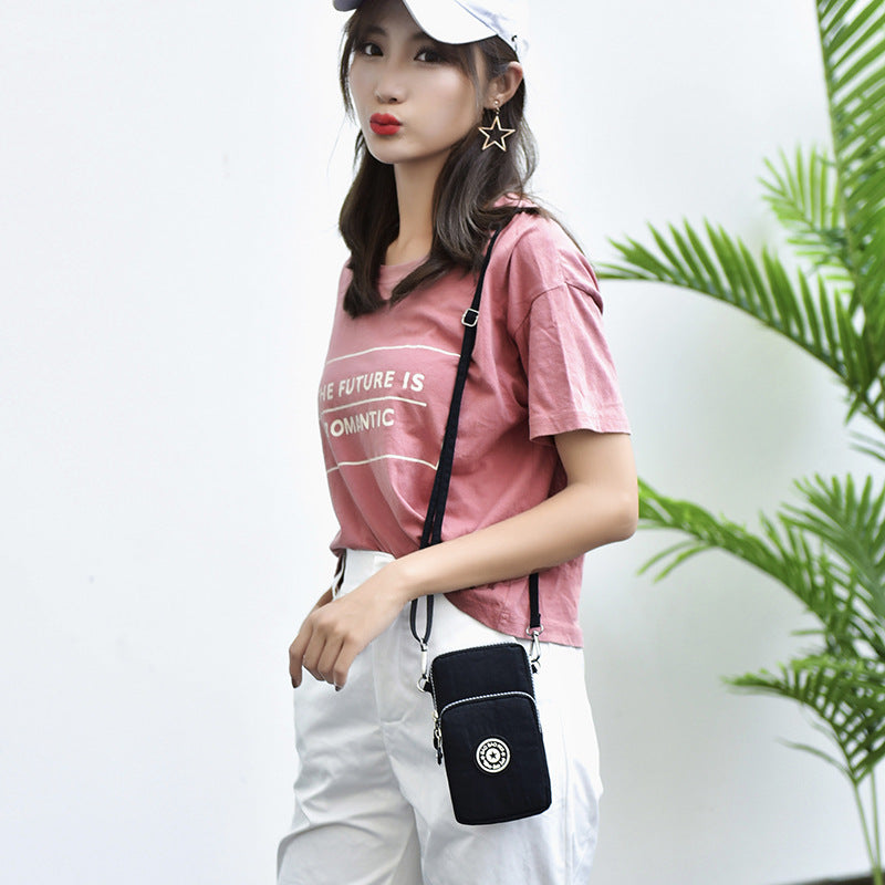 Women's Korean Style Mobile Halter Wrist Mini Phone Bags