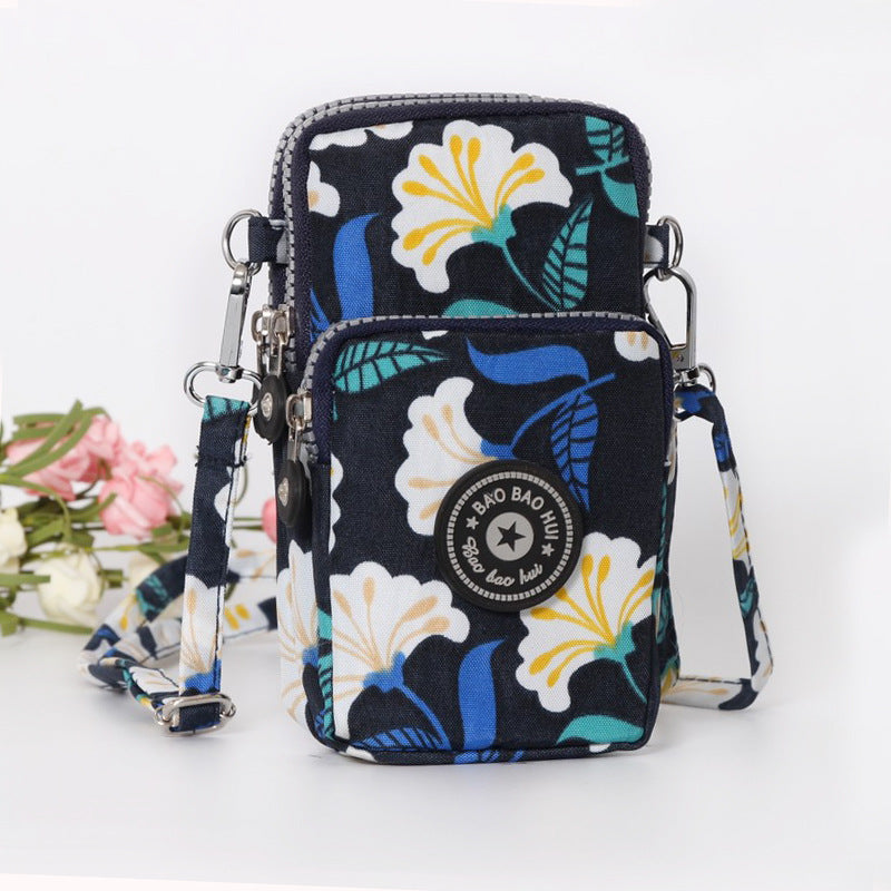 Women's Mini Fashion Cloth Wrist Vertical Phone Bags