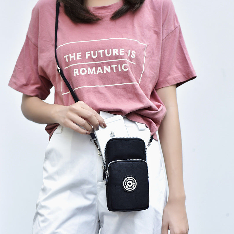 Women's Korean Style Mobile Halter Wrist Mini Phone Bags