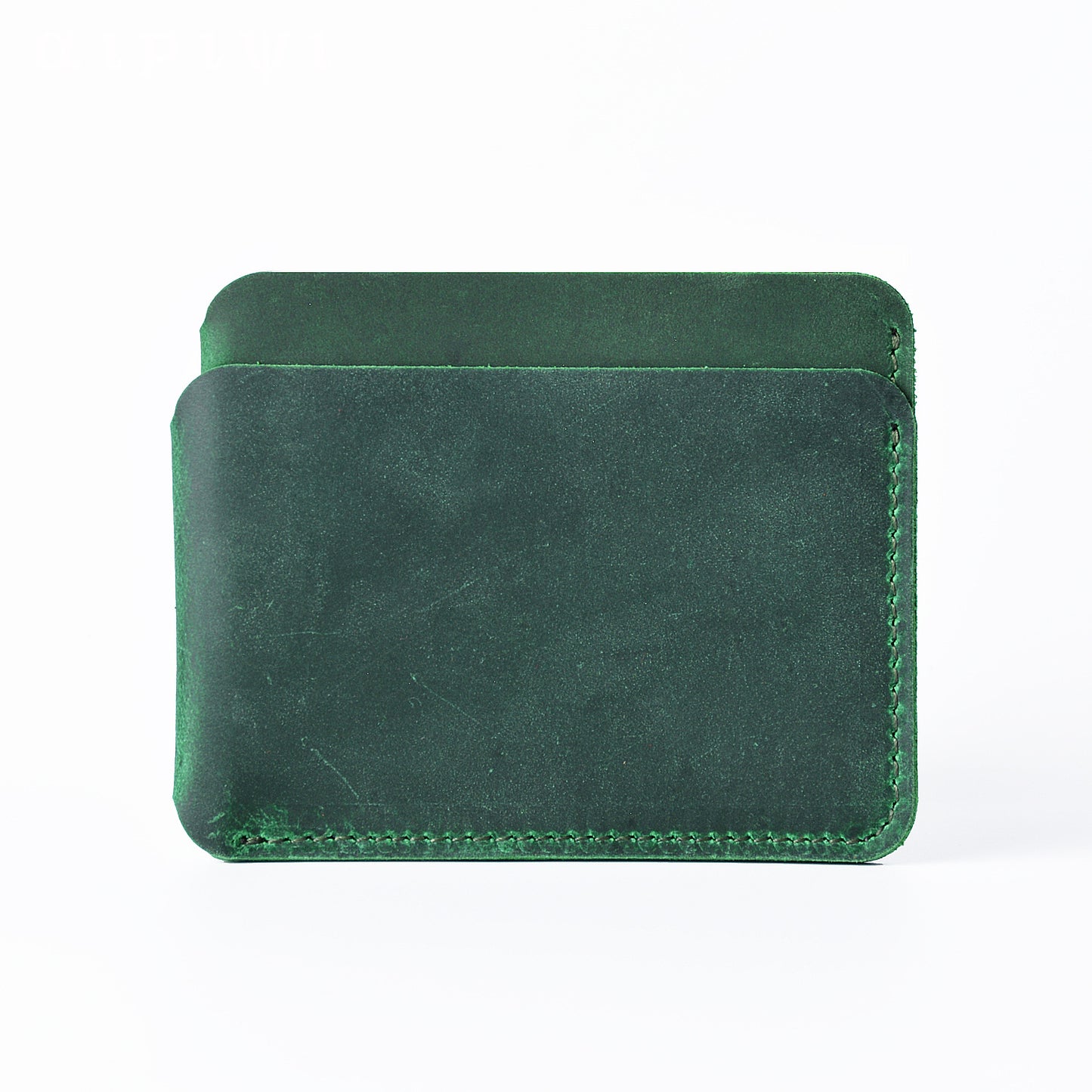 Simple Crazy Horse Leather Creative Retro Card Holder