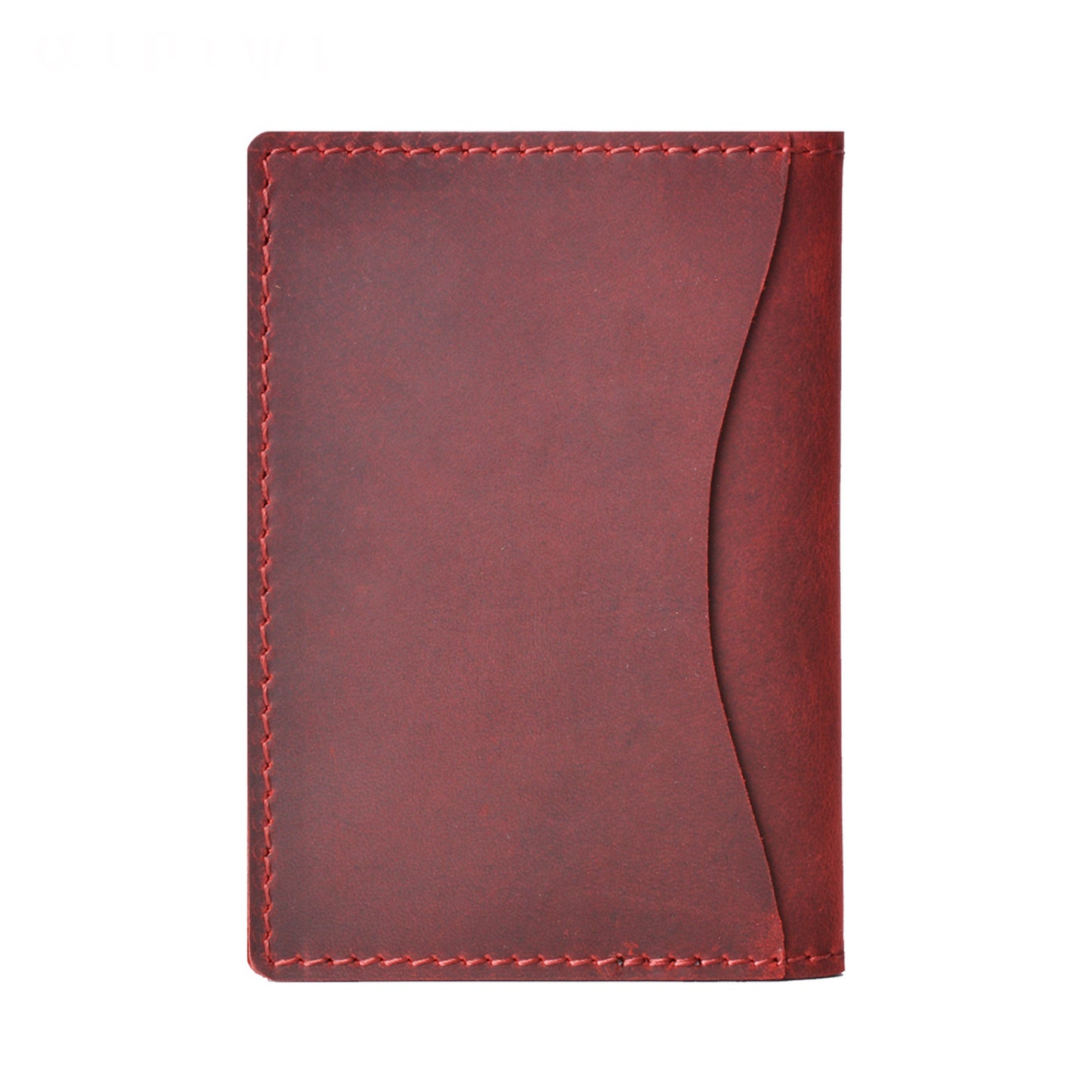 Men's Simple Crazy Horse Leather Vintage Cowhide Card Holder