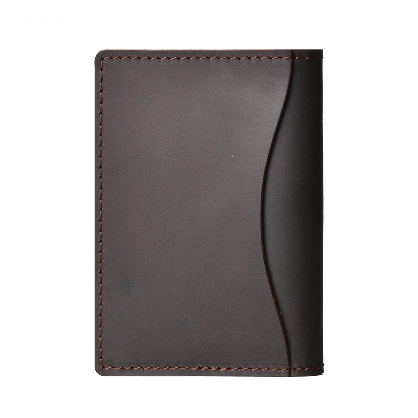 Men's Simple Crazy Horse Leather Vintage Cowhide Card Holder