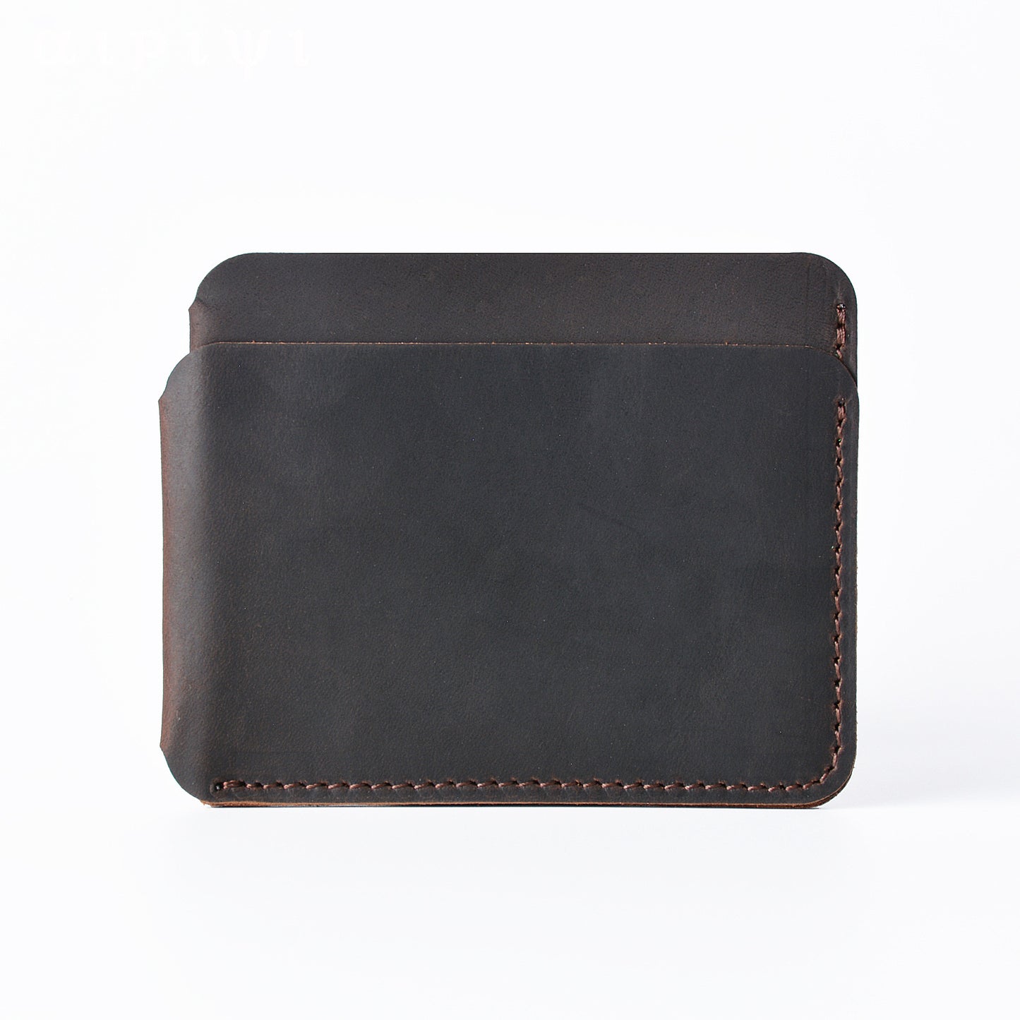 Simple Crazy Horse Leather Creative Retro Card Holder