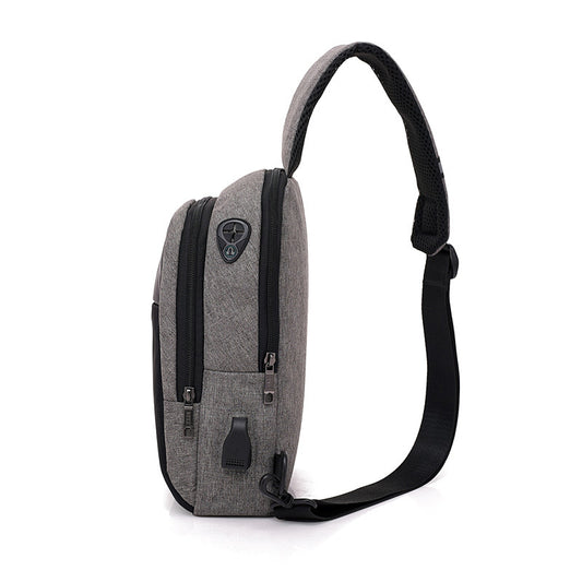 Stall Fashion Trend Multifunctional Waterproof Oxford Men's Chest Bags