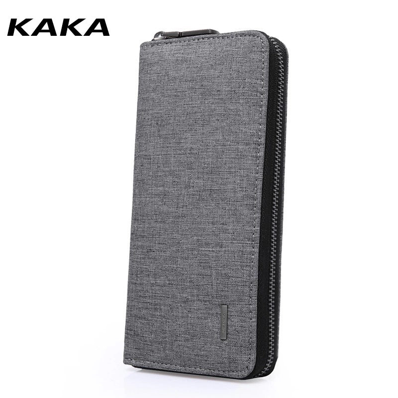 Men's Kaka Korean Style Oxford Cloth Clutch Green Simple Fashion Men's Wallets