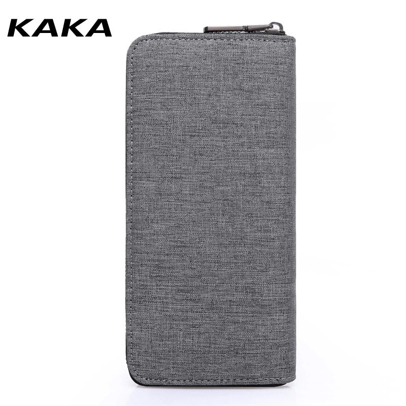 Men's Kaka Korean Style Oxford Cloth Clutch Green Simple Fashion Men's Wallets