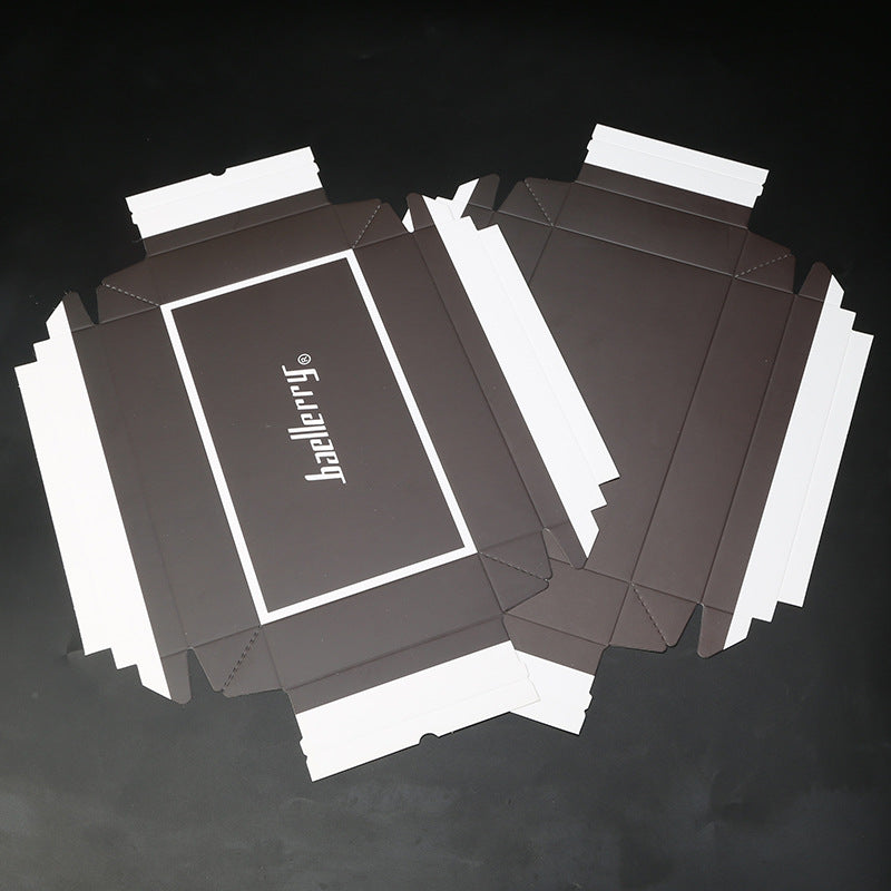 Gift Box Clutch Folding Fashion Paper Men's Wallets