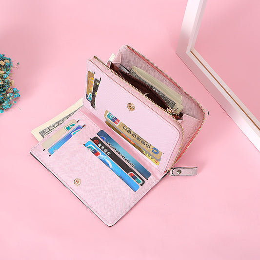 Women's Trendy Short Premium Two Fold Card Holder