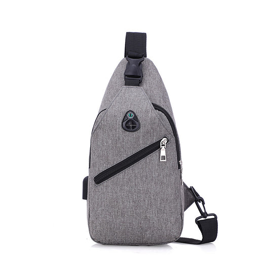 Attractive Men's Elegant Simple Fashionable Green Men's Chest Bags