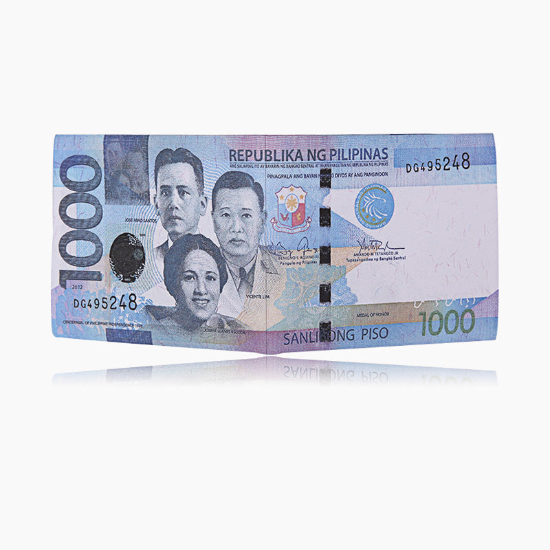 Women's & Men's Creative Short Print Pattern Various Countries American European Card Holder