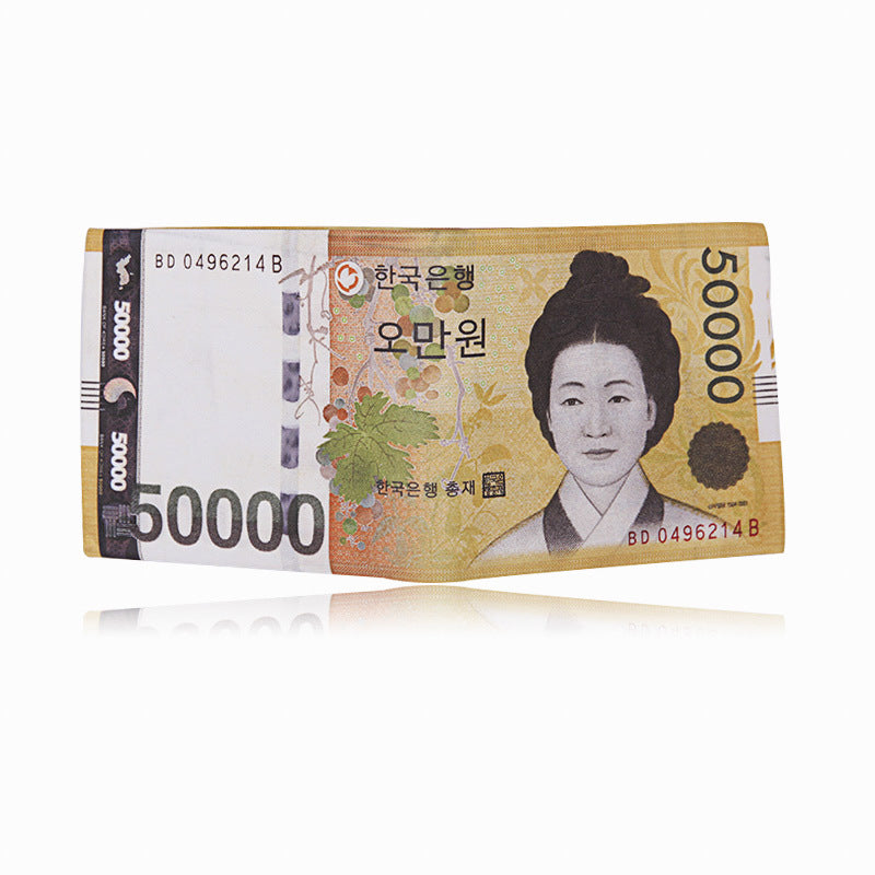 Women's & Men's Creative Short Print Pattern Various Countries American European Card Holder