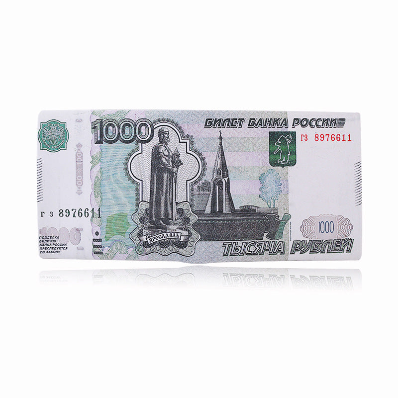 Women's & Men's Creative Short Print Pattern Various Countries American European Card Holder