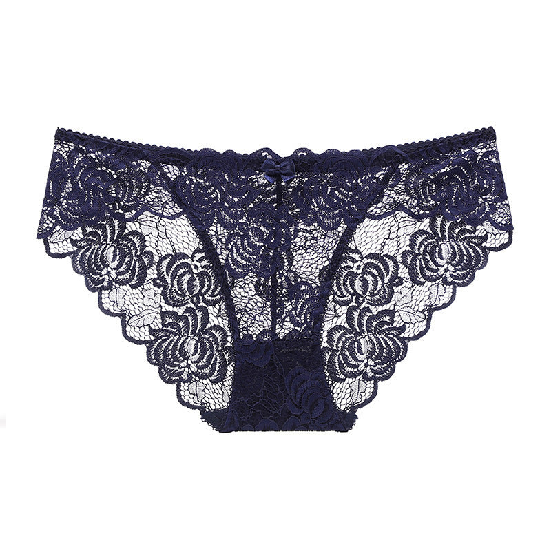 Women's Sexy Transparent Lace Large Boxers Waist Panties