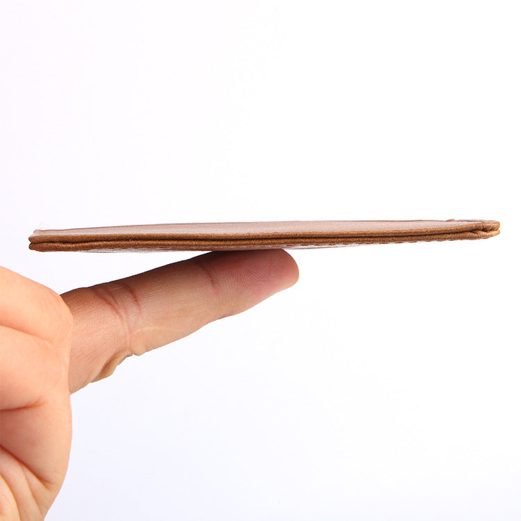 Men's Leather Oil Wax Multi Retro Cowhide Card Holder