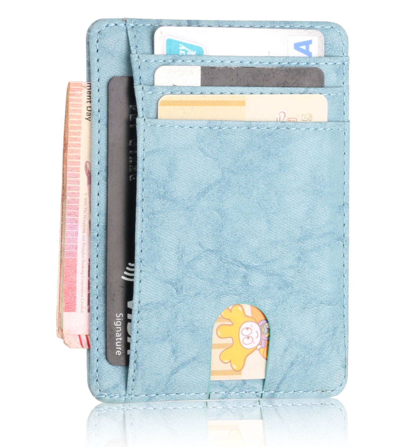 Cover Clamp Bank Protective Bus Multiple Card Holder