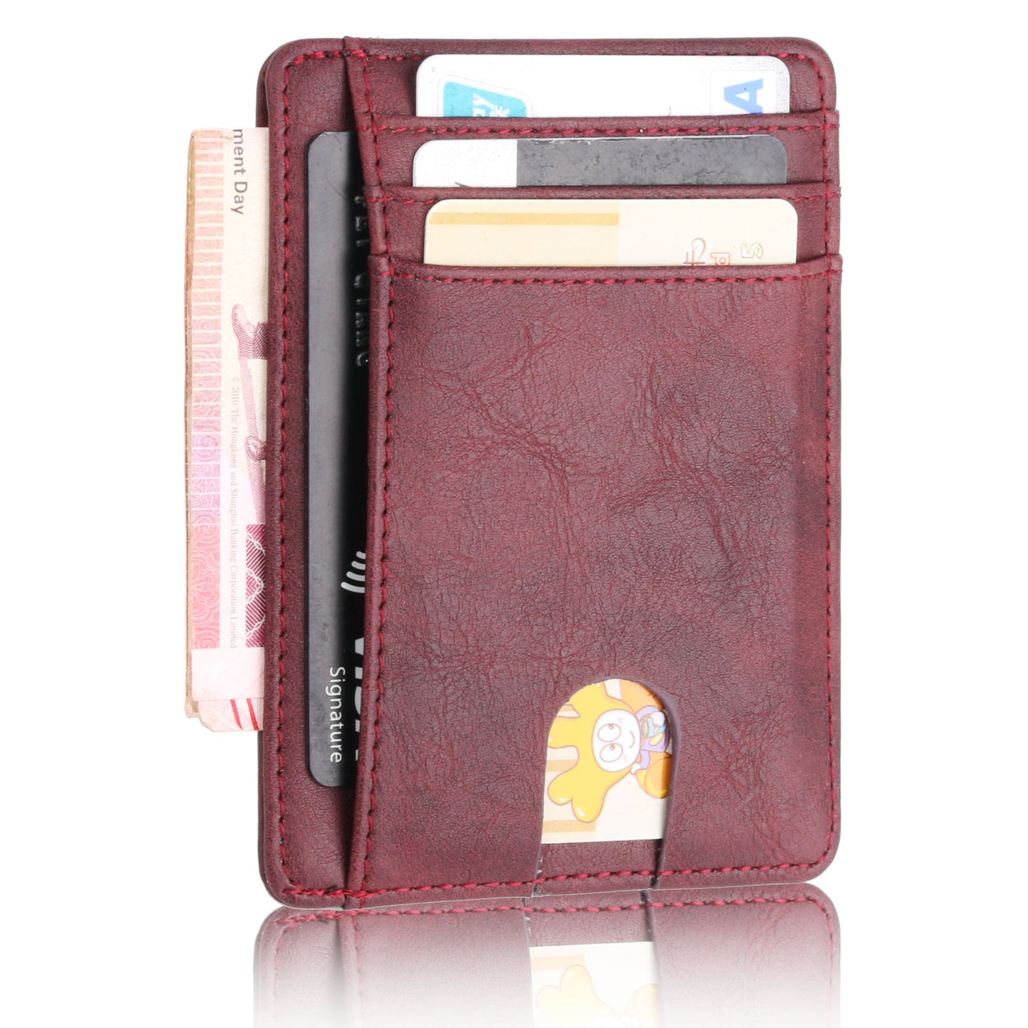 Cover Clamp Bank Protective Bus Multiple Card Holder