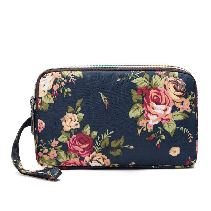 Women's Korean Printed Mobile Running Cloth Purses