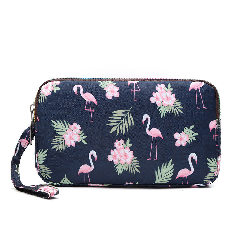 Women's Korean Printed Mobile Running Cloth Purses