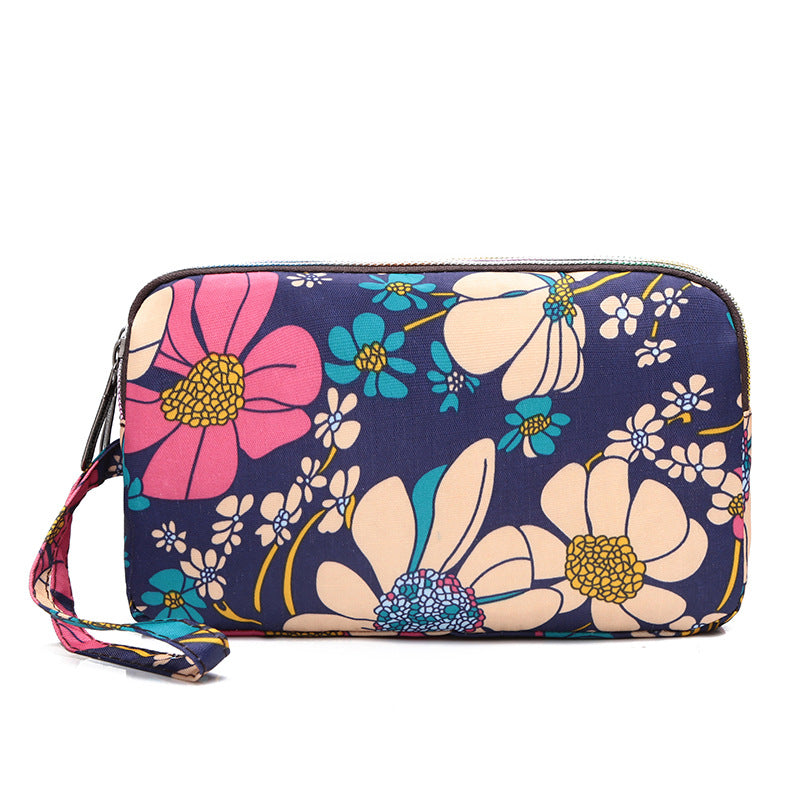 Women's Korean Printed Mobile Running Cloth Purses