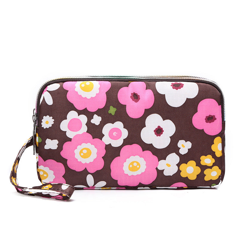 Women's Korean Printed Mobile Running Cloth Purses