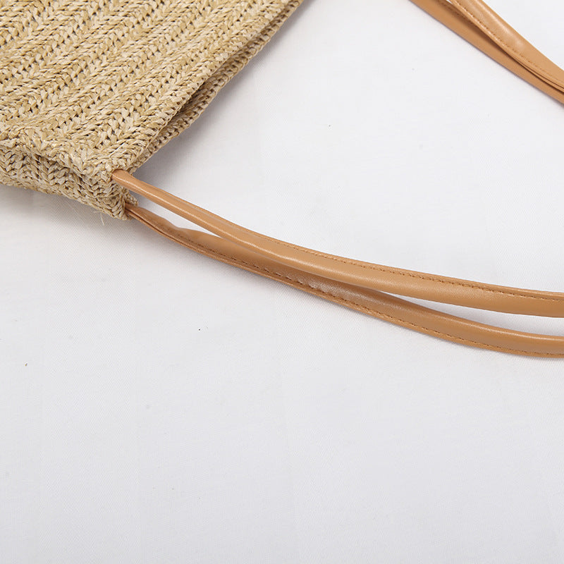 Women's Straw Summer Vacation Portable Beach Woven Bags