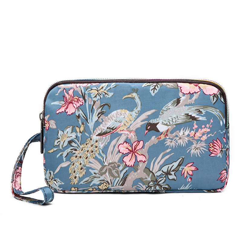 Women's Korean Printed Mobile Running Cloth Purses