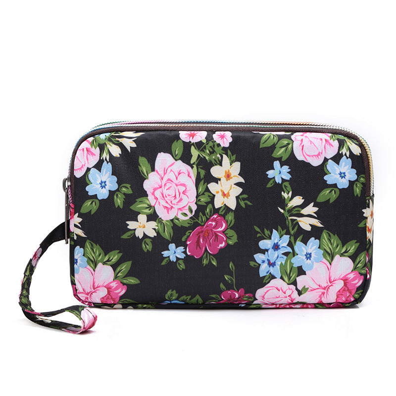 Women's Korean Printed Mobile Running Cloth Purses