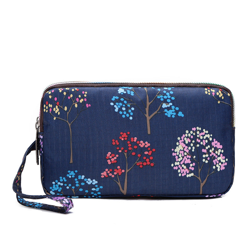 Women's Korean Printed Mobile Running Cloth Purses