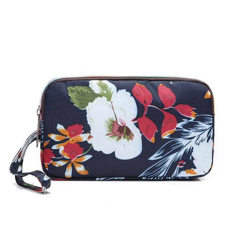 Women's Korean Printed Mobile Running Cloth Purses