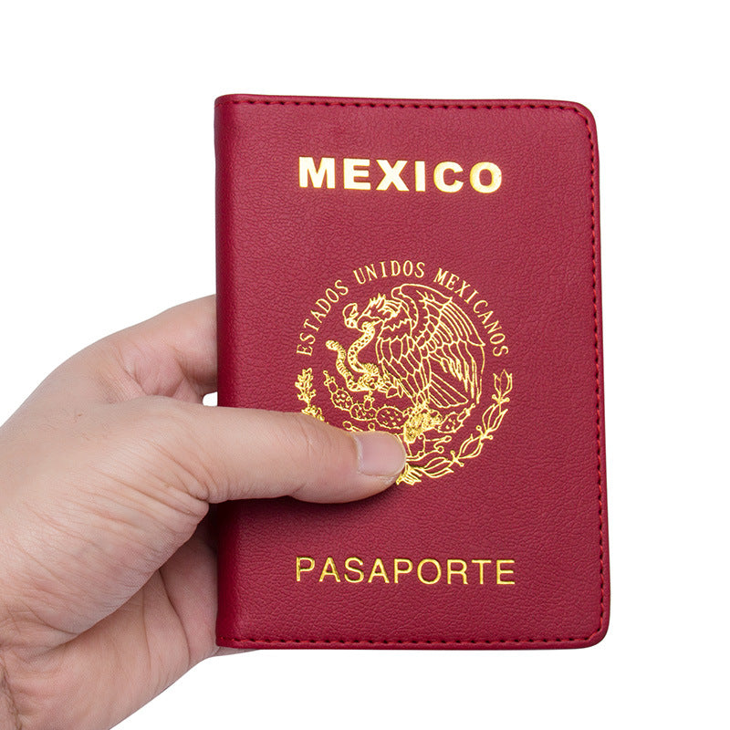North America Mexico Passport Jacket Cover Card Holder