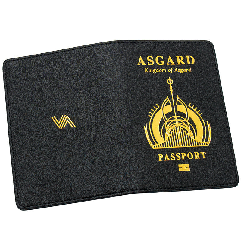 Passport Jacket Black Panther Marvel Cover Ticket Clip Protection Card Holder